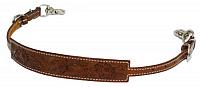 175885 Floral tooled wither strap