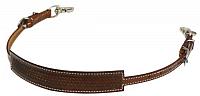 175886 Basket weave tooled wither strap