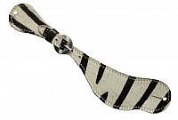 4652 Zebra print spur strap