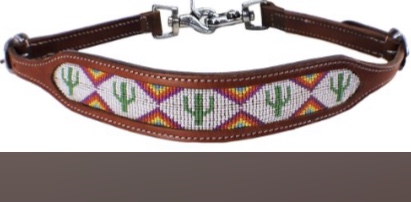 WS-14 beaded cactus wither strap