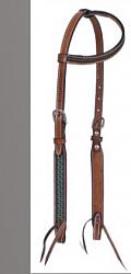74067 Argentina cow leather single ear headstall